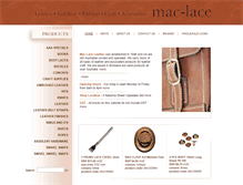 Tablet Screenshot of maclace.com.au